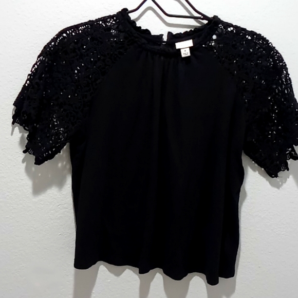 a.new.day lace sleeve top - Picture 1 of 2